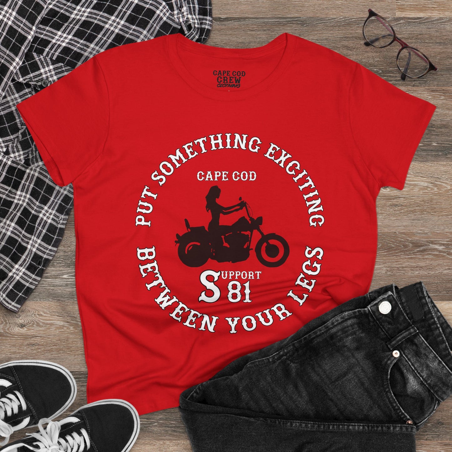 Something Exciting 81Cape Cod Motorcycle Tee