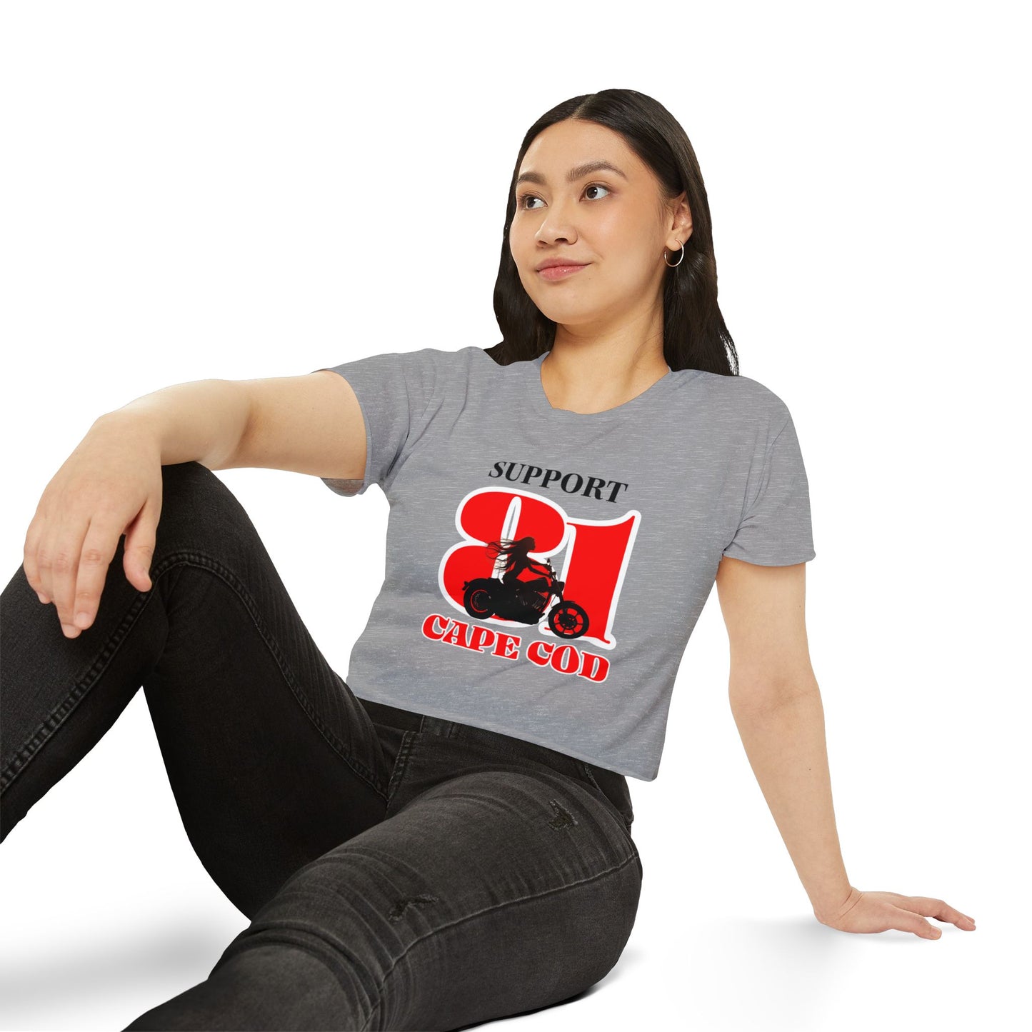 Support 81 Cape Cod Women's Crop Top T-Shirt