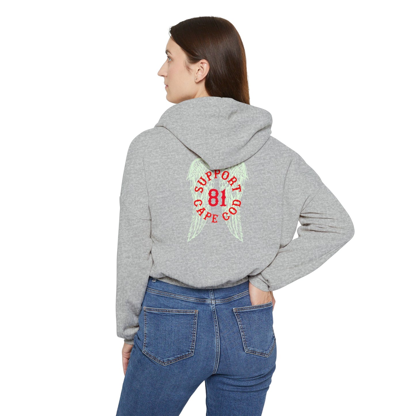 81 Cape Cod Wings Women's Cinched Bottom Hoodie