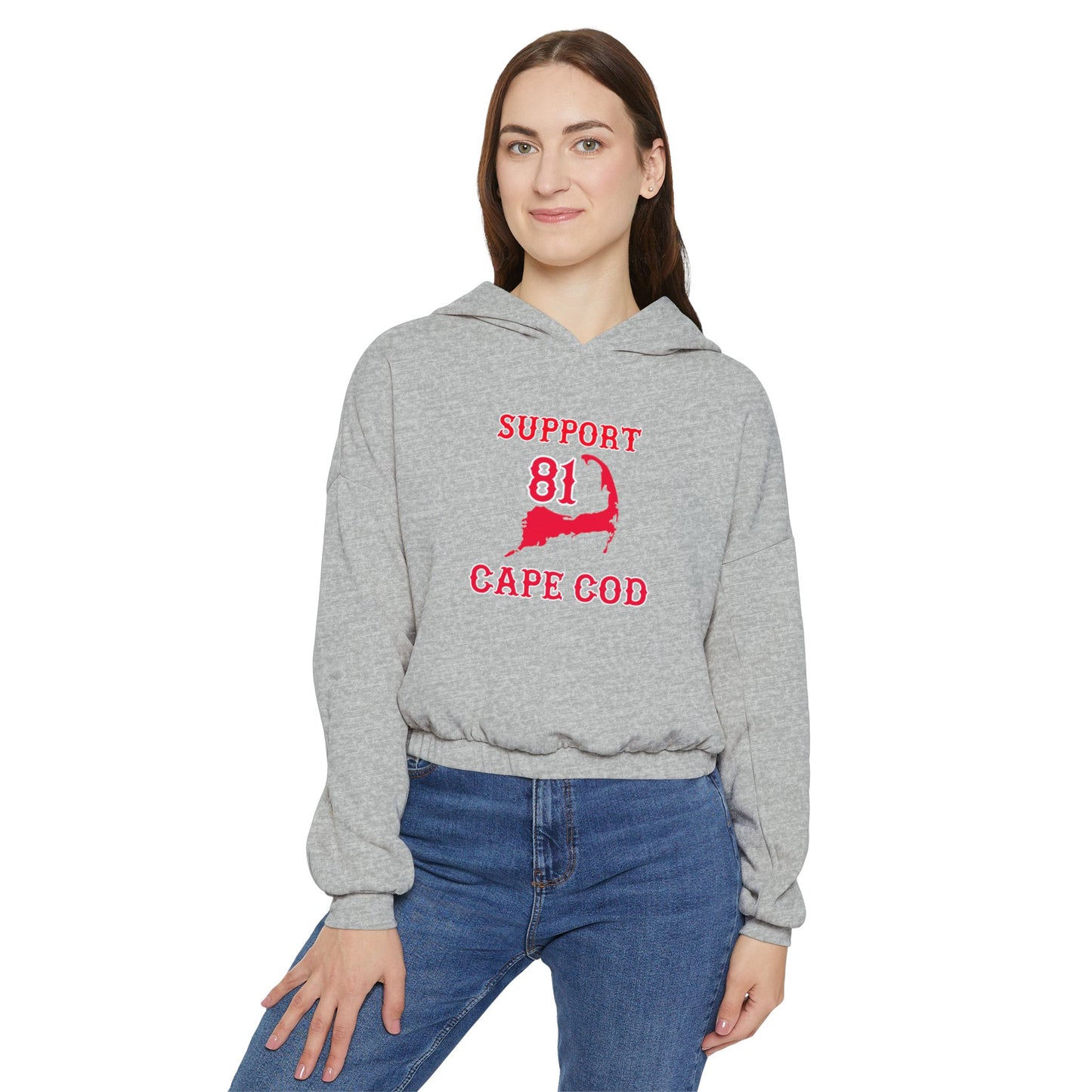 81 Cape Cod Wings Women's Cinched Bottom Hoodie