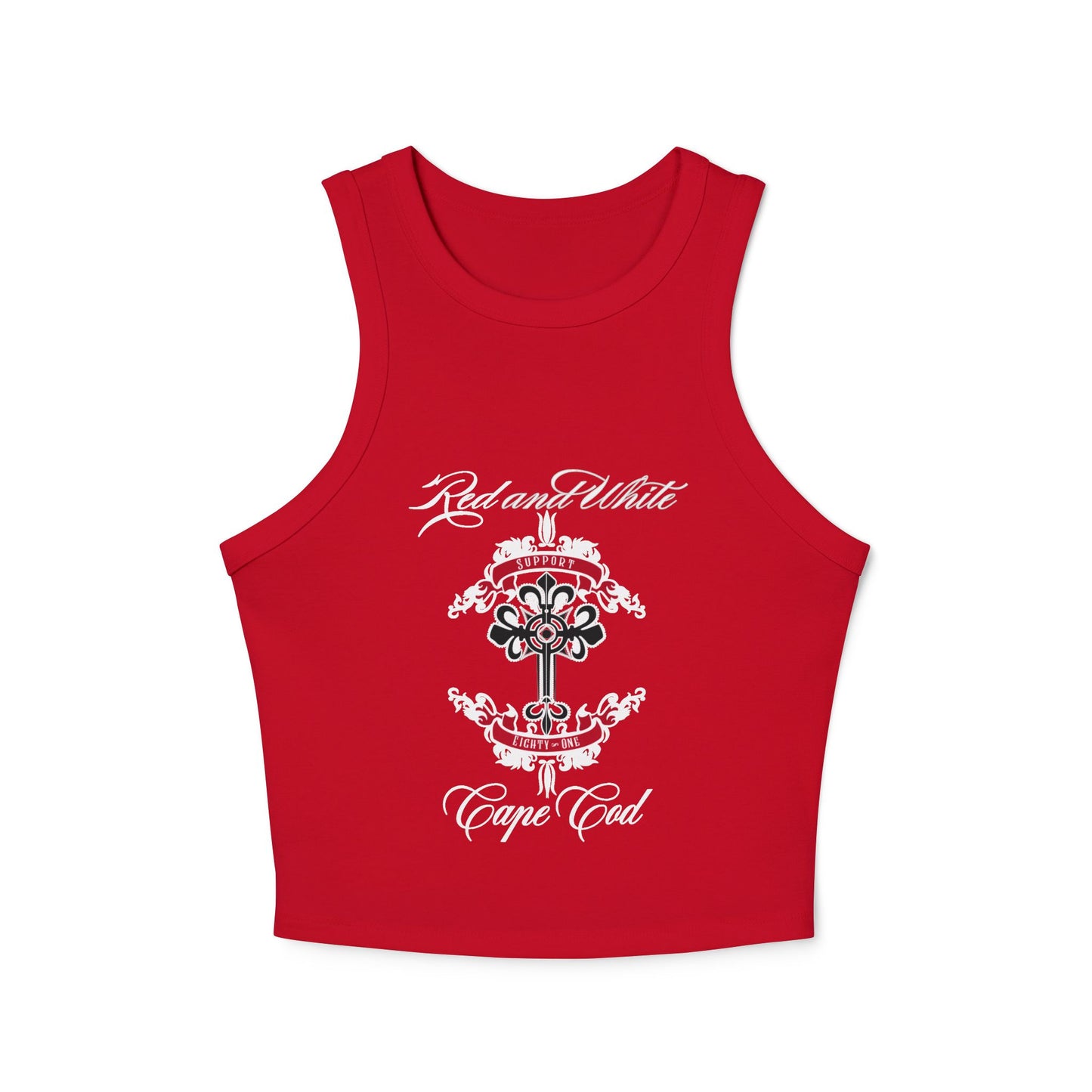 Support 81 Cape Cod Women's Micro Rib Racer Tank Top