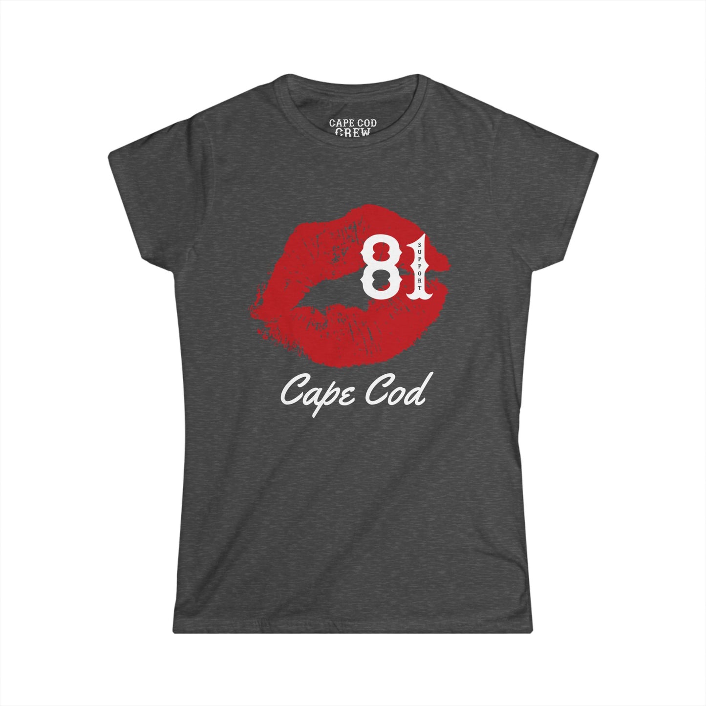 Suppot 81 Cape Cod Kiss Black Women's Softstyle Tee