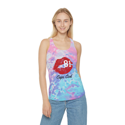 Support 81 Cape Cod Kiss Tie Dye Racerback Tank Top